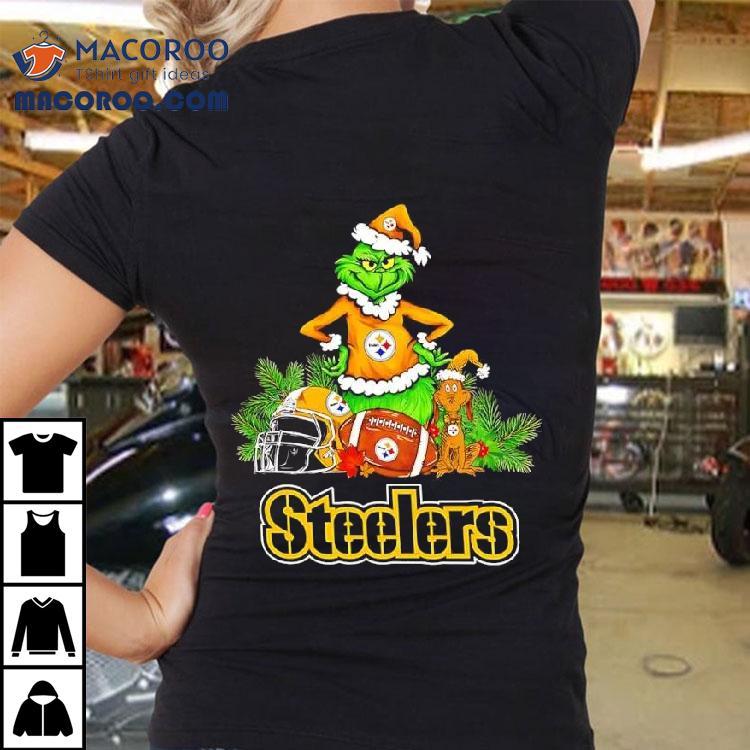 The Grinch And Max Pittsburgh Slers Christmas Helmet Items Shirt The Grinch And Max Pittsburgh Slers Christmas Helmet Items Shirt