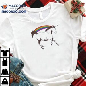 Unicorn With Rainbow Shirt