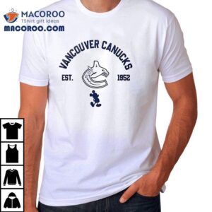 Vancouver Canucks Mickey Mouse Hockey Gameday Shirt