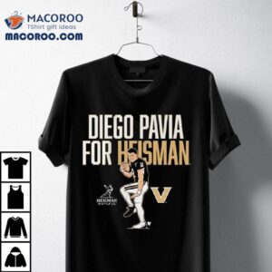 Vanderbilt Football Diego Pavia For Heisman Statue Pose Shirt