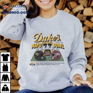 Wake Forest Demon Deacons Vs Mississippi State Bulldogs Duke’s Mayo Bowl 2026 Shirt