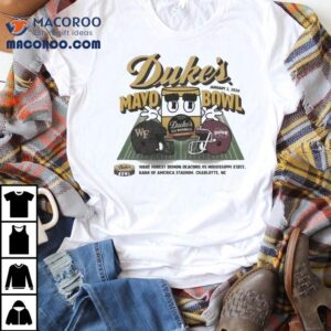 Wake Forest Demon Deacons Vs Mississippi State Bulldogs Duke’s Mayo Bowl On January 2 2026 Shirt