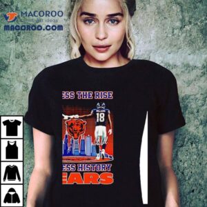 Walter Payton And Caleb Williams Chicago Bears Witness The Ride Witness History Shirt