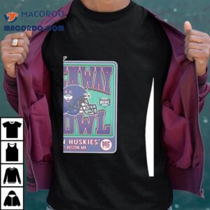 Wasabi Fenway Bowl Uconn Huskies Football 2025 Shirt