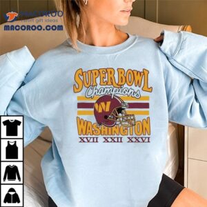 Washington Commanders Three-time Super Bowl Champions Shirt