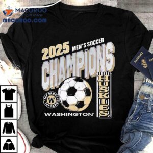 Washington Huskies 2025 Men’s Soccer National Champions Shirt