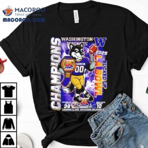 Washington Huskies Destroy Boise State Broncos Bucked Up La Bowl Champions 2025 Shirt
