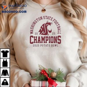 Washington State Cougars Football Champions Potato Bowl 2025 Shirt
