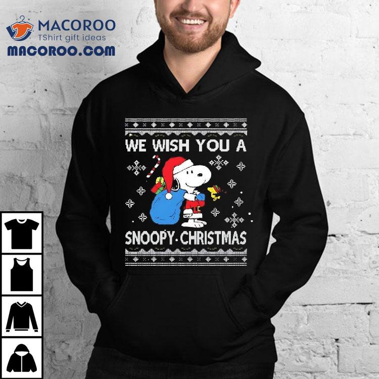 We Wish You A Snoopy Christmas And Woodstock Shirt We Wish You A Snoopy Christmas And Woodstock Shirt