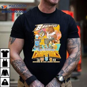 Western Michigan Broncos Myrtle Beach Bowl Champions 2025 Beat Kennesaw Shirt