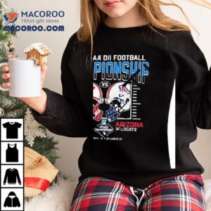 Wisconsin Badgers Vs Arizona Wildcats Ncaa Dii Football Championship 2025 Shirt