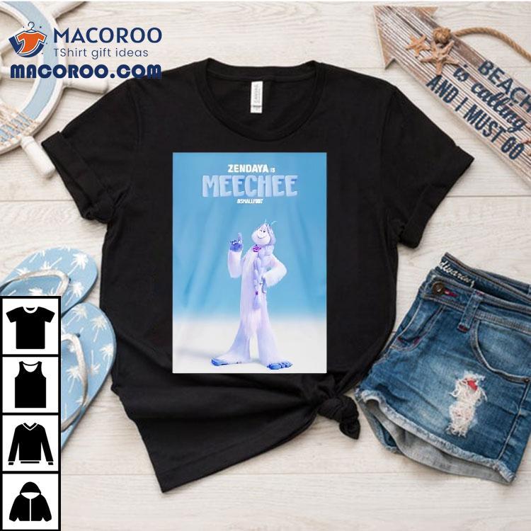 Zendaya Is Meechee In Smallfoot Shirt Zendaya Is Meechee In Smallfoot Shirt