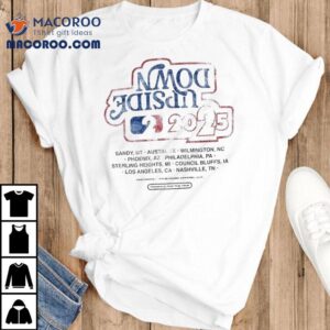 Thehomies Upsidedown Tour Mlb Tshirt