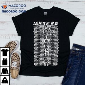 Against Me Provision Skeleton Tshirt