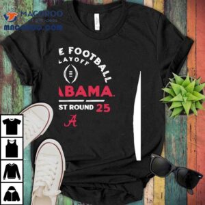 Alabama Crimson Tide College Football Playoff First Round Tshirt