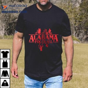 Alabama Crimson Tide X Stranger Things Silhouette Tshirt
