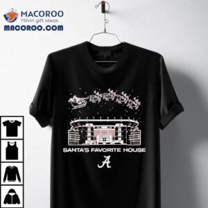 Alabama Football Santa S Favorite House Tshirt