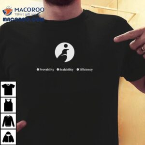 Cairo Logo Provability Scalability Efficiency Tshirt