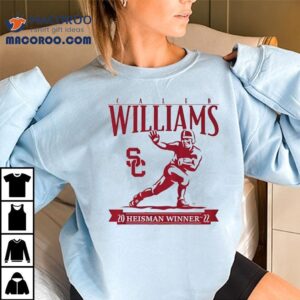Caleb Williams Heisman Trophy Usc Trojans Football Tshirt