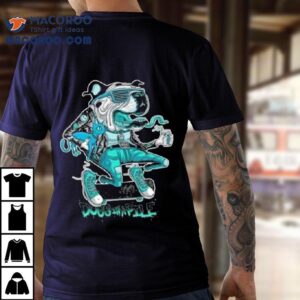 Dogs In A Pile Skater Dog Tshirt