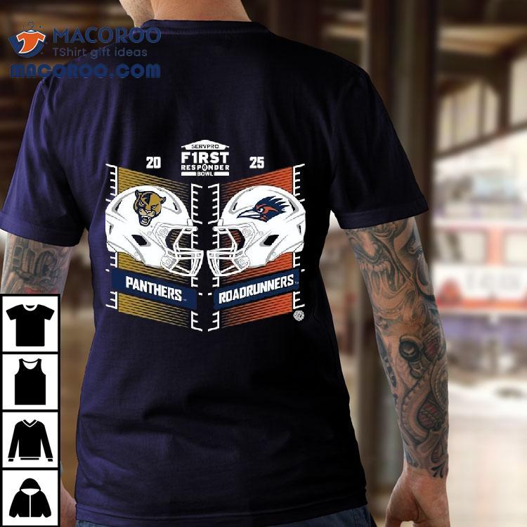 Fiu Panthers Vs Utsa Roadrunners Football Servpro First Responder Bowl 2025 Shirt Fiu Panthers Vs Utsa Roadrunners Football Servpro First Responder Bowl 2025 Shirt