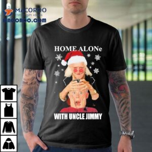 Home Alone With Uncle Jimmy Merry Christmas Tshirt