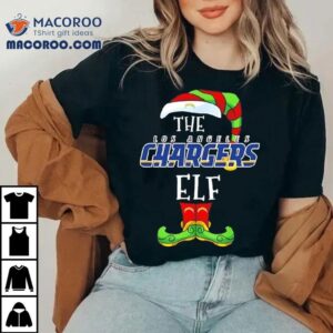 Los Angeles Chargers Christmas Elf Tshirt