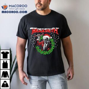 Megadeth Holiday Gift Vic Wreath Christmas Tshirt