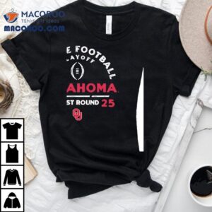 Oklahoma Sooners College Football Playoff First Round Tshirt