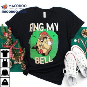 Ring My Bell Looney Tunes Tasmanian Devil Christmas Tshirt