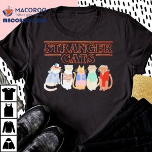 Tranger Things Cat Five Happy Ca Tshirt
