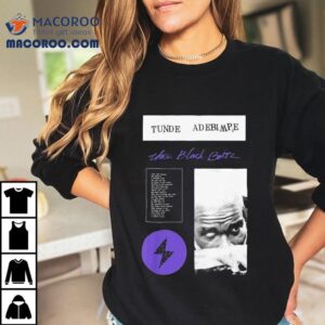 Tv On The Radio Tunde Adebimpe Thee Black Boltz Tshirt
