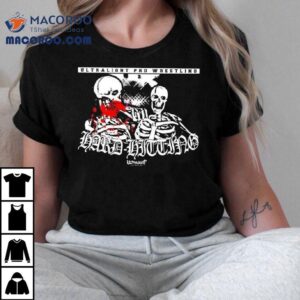 Ultralight Pro Wrestling Hard Hitting Two Skeleton Tshirt