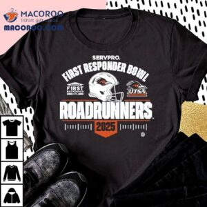 Utsa Roadrunners Football Servpro First Responder Bowl Tshirt