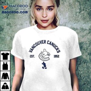 Vancouver Canucks Mickey Mouse Hockey Gameday Tshirt