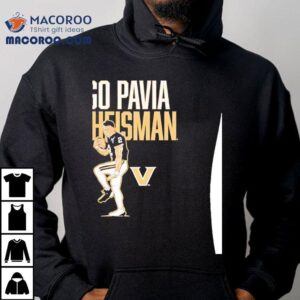 Vanderbilt Commodores Football Diego Pavia For Heisman Pose Tshirt