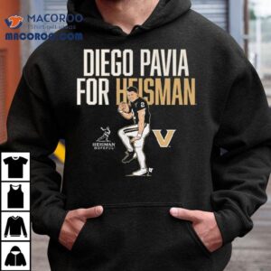 Vanderbilt Football Diego Pavia For Heisman Statue Pose Tshirt