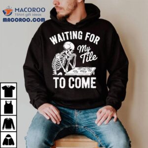 Waiting For My Tile To Come Mahjong Japanese Chinese Game Tshirt