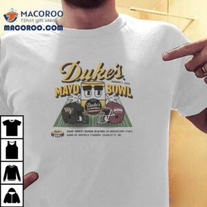 Wake Forest Demon Deacons Vs Mississippi State Bulldogs Duke S Mayo Bowl On January Tshirt