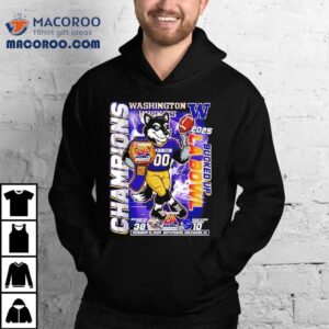 Washington Huskies Destroy Boise State Broncos Bucked Up La Bowl Champions Tshirt