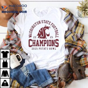 Washington State Cougars Football Champions Potato Bowl Tshirt