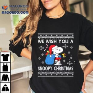We Wish You A Snoopy Christmas And Woodstock Shirt 2 We Wish You A Snoopy Christmas And Woodstock Tshirt