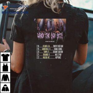 When The Sun Sets Pop Punk Is Forever Spring Tour Feb Tshirt