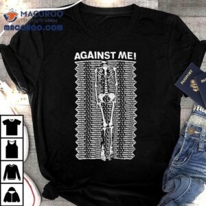 Against Me Provision Skeleton Tshirt