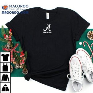 Alabama Crimson Tide Iron Bowl Champions Six In A Row Graphic Tshirt