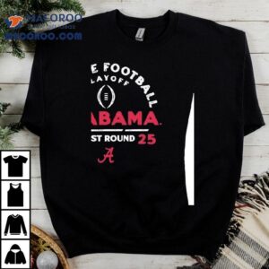 Alabama Crimson Tide College Football Playoff First Round Tshirt