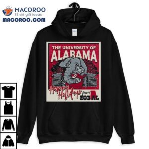 Alabama Crimson Tide Snowy Polaroid Tshirt