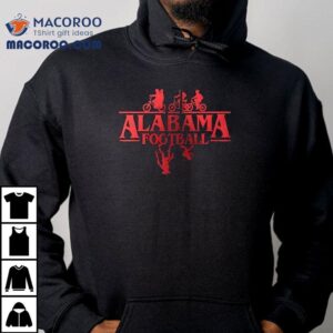 Alabama Crimson Tide X Stranger Things Silhouette Tshirt