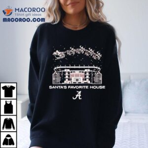 Alabama Football Santa S Favorite House Tshirt