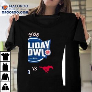 Arizona Wildcats Vs Smu Mustangs Football Holiday Bowl San Diego Tshirt